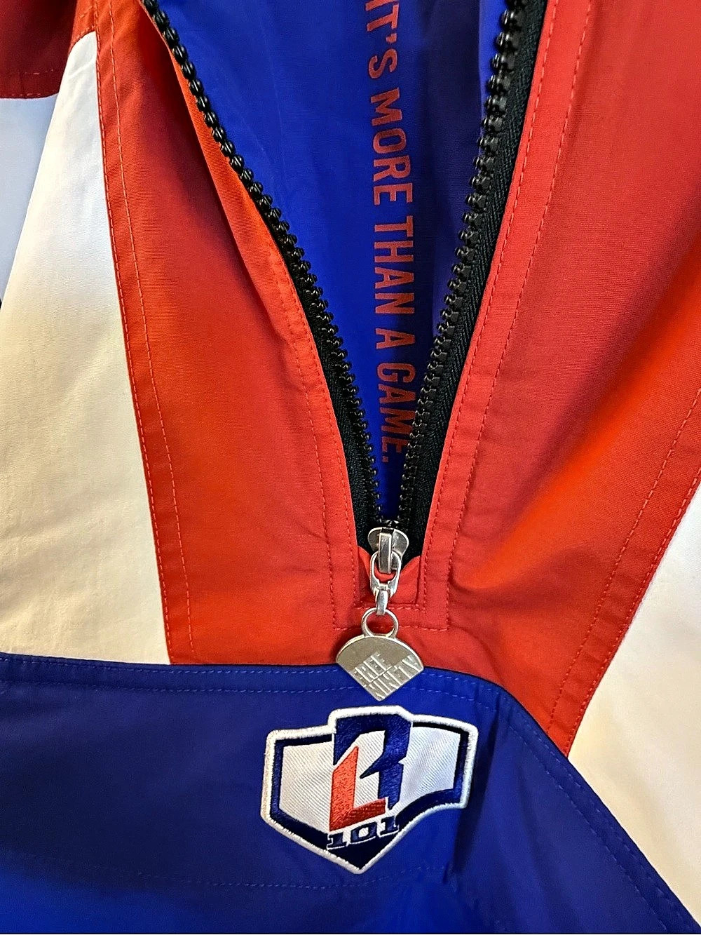 Baseball Lifestyle 101 Color Block Jacket Size YL NWT - Picture 3 of 4